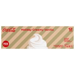 Coke Holiday Creamy Vanilla Soda product image