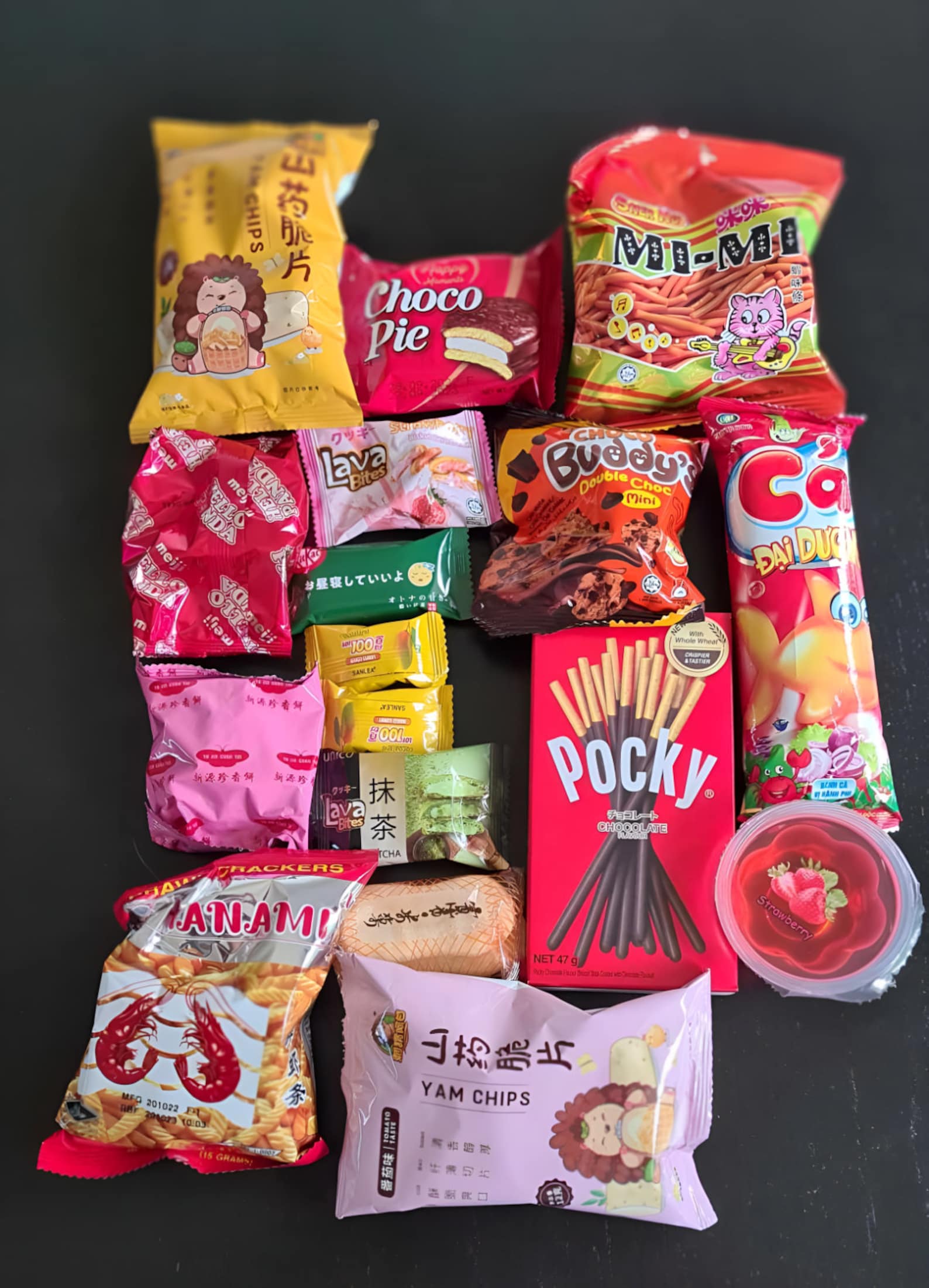 Mystery Asian Snack Box | Includes Japanese, Korean, Chinese Snacks & Treat | Perfect Birthday Gift for Birthdays, Christmas or just because product image