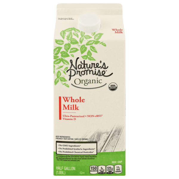 Nature's Promise Organic Whole Milk product image