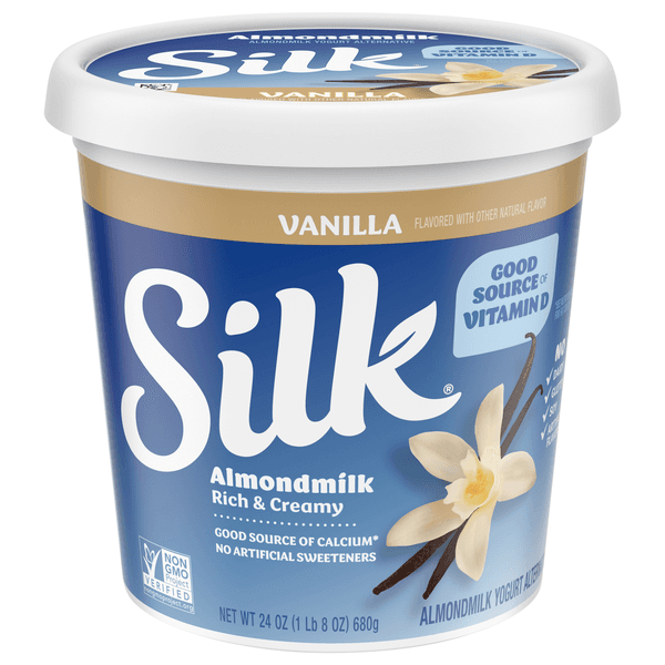 Silk Dairy Free Vegan Vanilla Almondmilk Yogurt Alternative product image