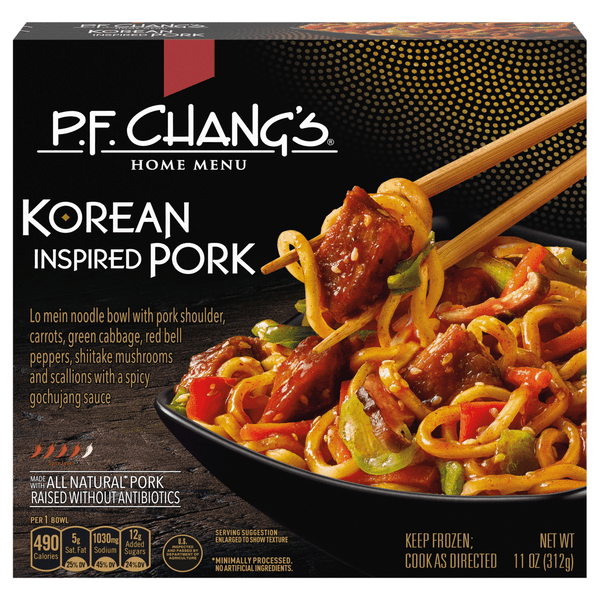 PF Chang's Home Menu Korean Inspired Pork Noodle Bowl Frozen Meal product image