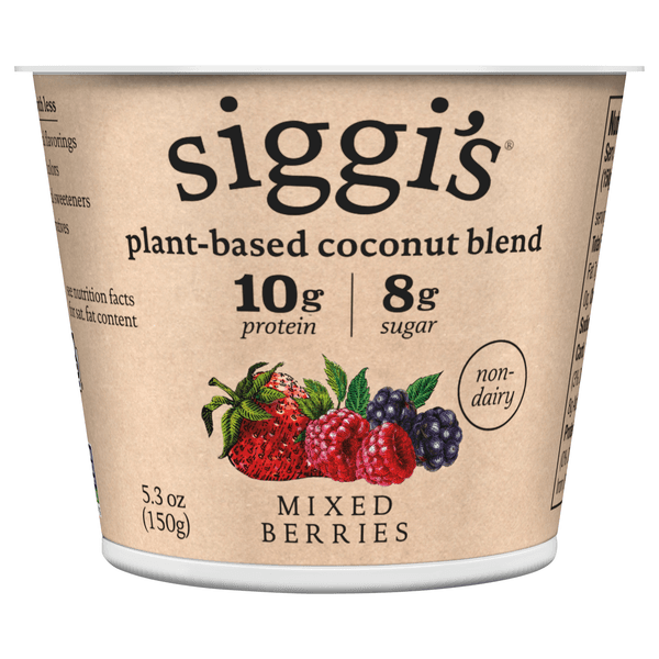 Siggi's Plant-Based Coconut Blend Non-Dairy Mixed Berries Yogurt Cup product image