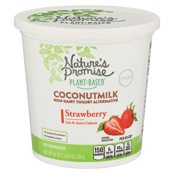 Nature's Promise Plant-Based Strawberry Coconutmilk Yogurt Alternative product image