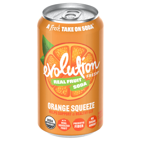 Evolution Fresh Functional Soda Orange Squeeze 12 fl oz product image