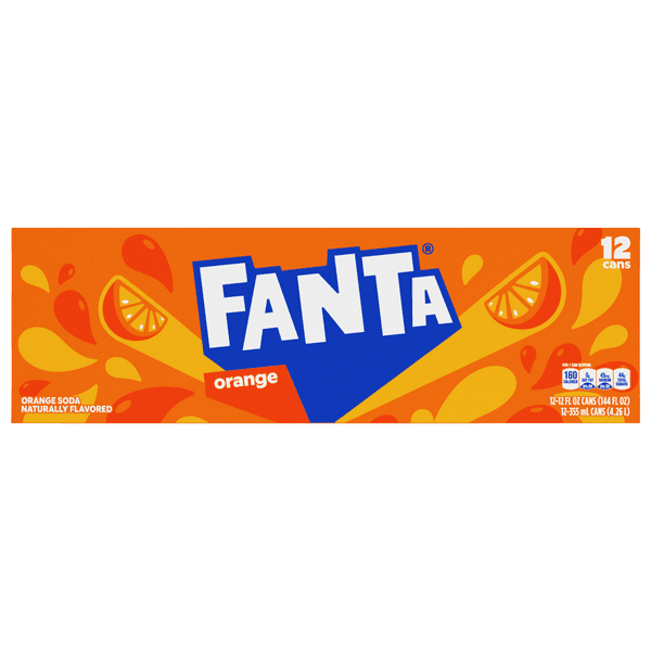 Fanta Orange Soda Caffeine Free - 12 pk product image