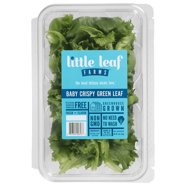 Little Leaf Farms Baby Crispy Green Leaf Lettuce product image