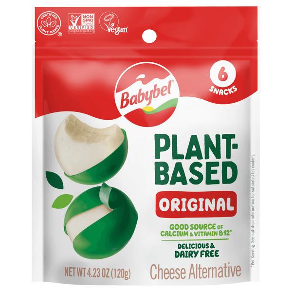 Babybel Dairy Free Plant-Based Vegan Snack Cheese Alternative - 6 ct product image