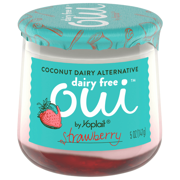 Yoplait Oui Strawberry Coconut Based Dairy Free Yogurt Alternative product image
