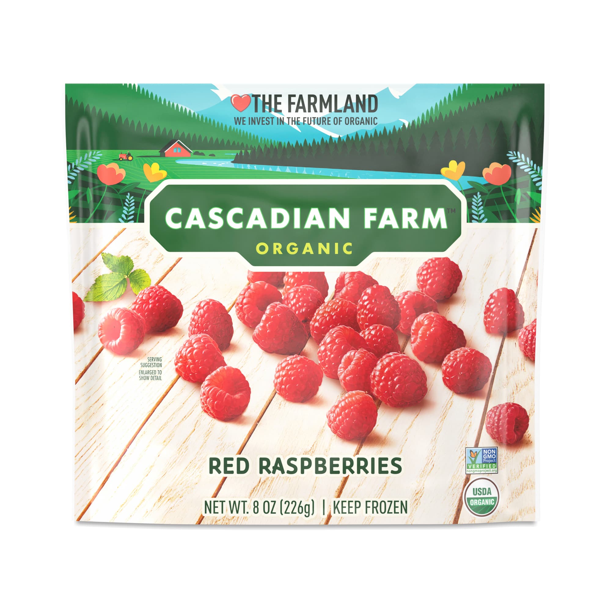 Cascadian Farm Organic Frozen Red Raspberries product image