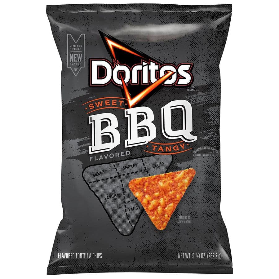Doritos Tortilla Chips Sweet Tangy BBQ Flavored product image